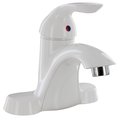 Valterra BATHROOM FAUCET, 4IN HYBRID TALL, SINGLE LEVER, CERAMIC DISC, WHITE PF232221